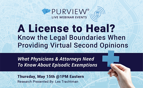 A License to Heal Webinar Banner