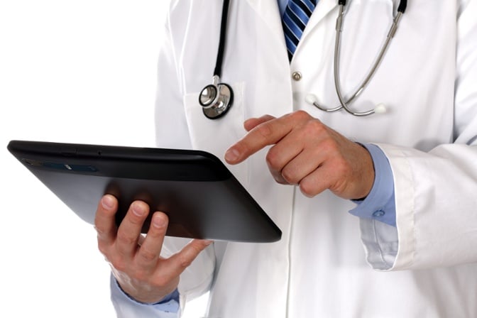doctor-using-tablet