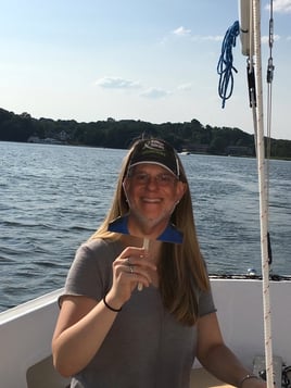 Mike on the Boat